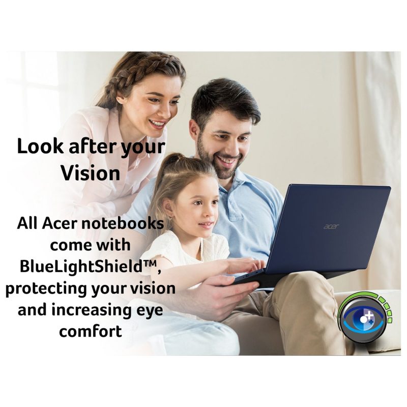 Acer Aspire 3 15.6in i3 8GB 256GB - Silver — 15.6" TN, Intel i3 1115G4 processor., 8 GB RAM, 256GB