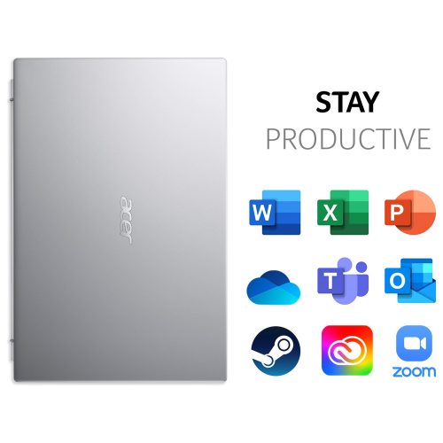 Acer Aspire 3 15.6in i3 8GB 256GB - Silver — 15.6" TN, Intel i3 1115G4 processor., 8 GB RAM, 256GB - Image 9