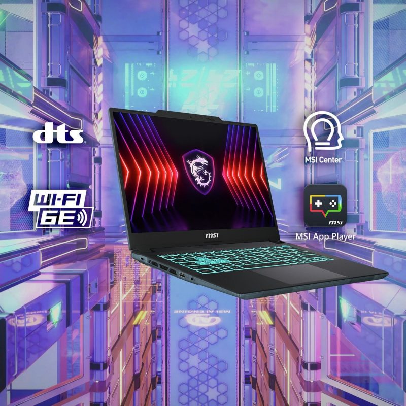 MSI Cyborg 14 14in i7 16GB 512GB RTX 4060 — 14" IPS, Intel i7 Raptor Lake i7-13620H processor., GeForce RTX RTX 4060 gra