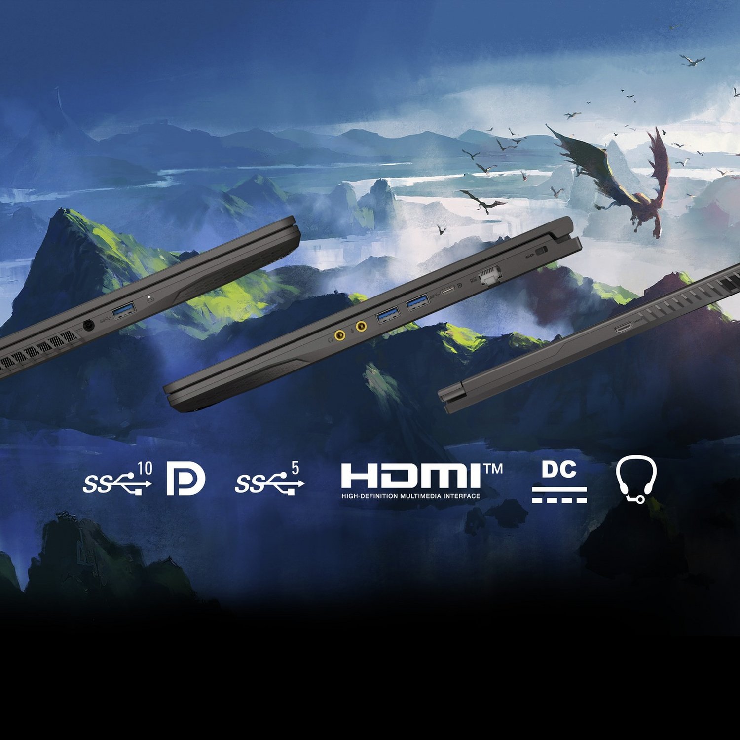 MSI Thin 15 15.6in i5n 16GB 512GB RTX 4050 Gaming Laptop - Image 11