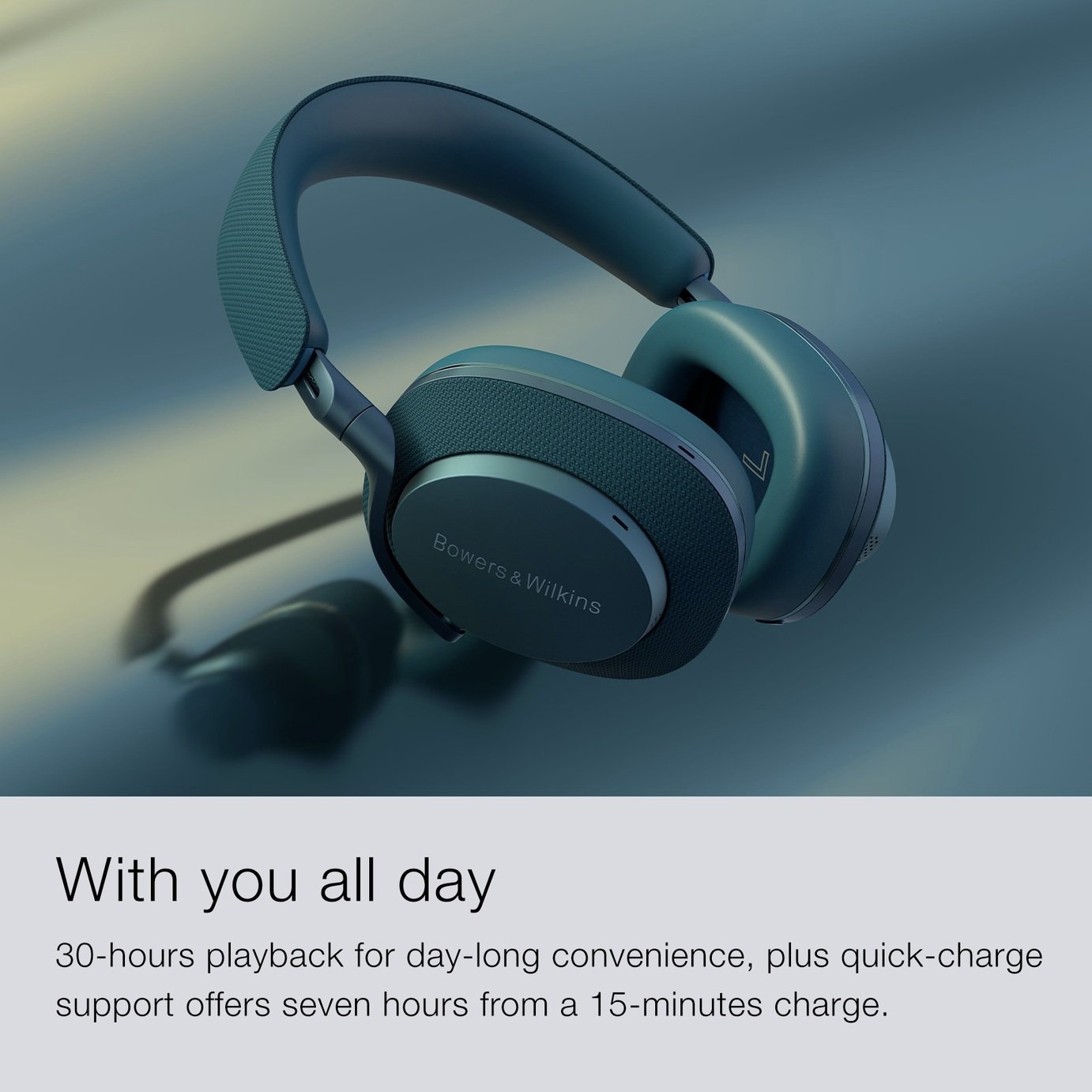 Bowers & Wilkins Px7 S2e Wireless Noise Cancelling Bluetooth Headphones (Over-Ear) - Image 6