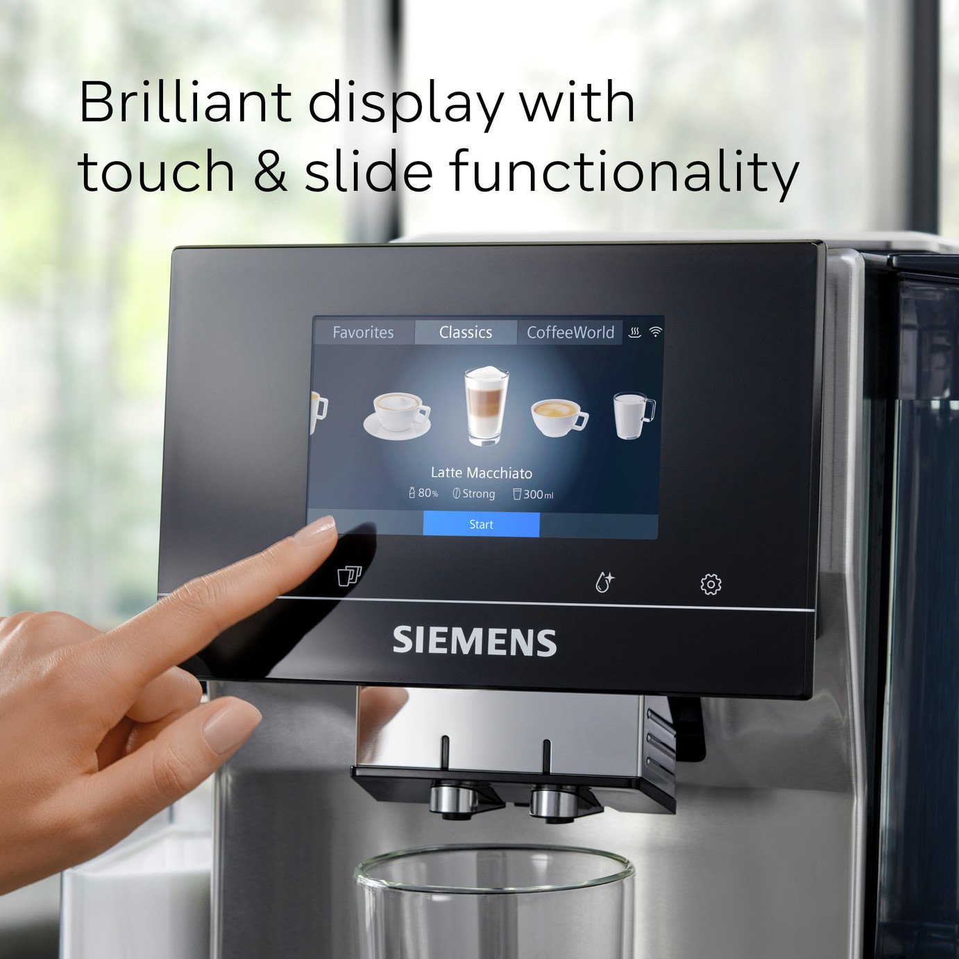 Siemens EQ700 TQ713GB3 Bean to Cup Coffee Machine - Image 2