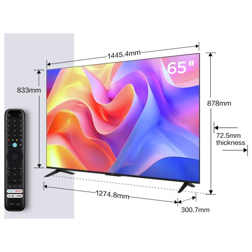 TCL 65 Inch 65PF650K Smart 4K UHD HDR LED Fire TV - Image 3