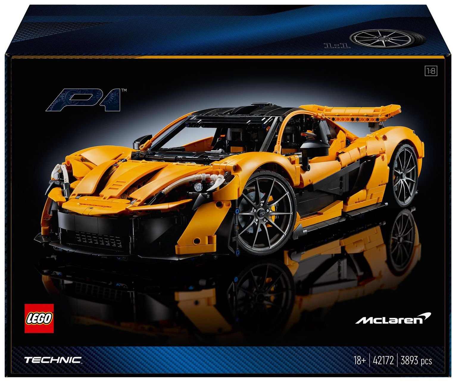 LEGO Technic McLaren P1 Model Car 42172 - Image 5