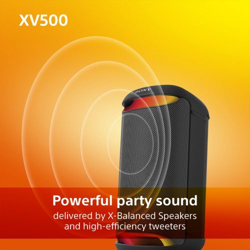 Sony SRS XV500 Bluetooth Portable Party Speaker - Black - Image 3