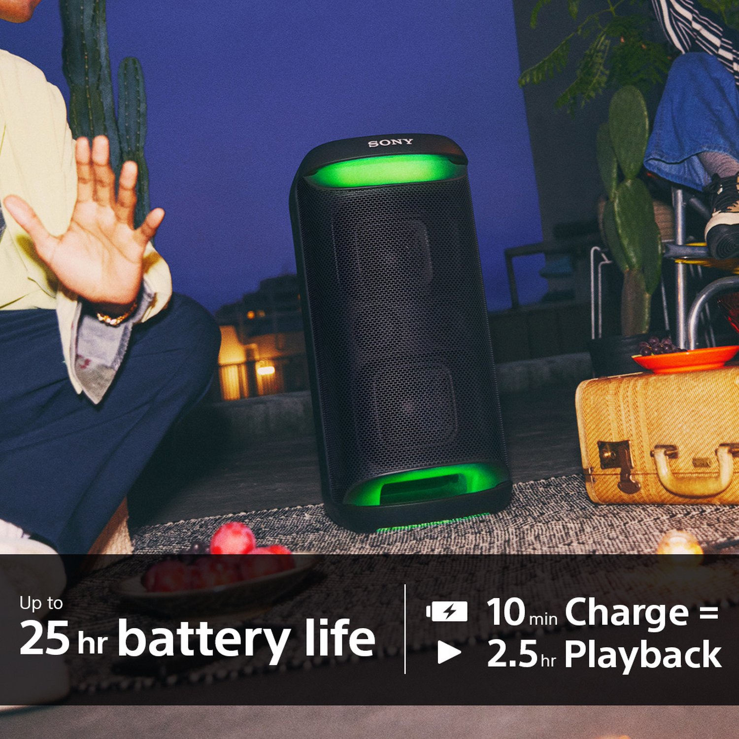 Sony SRS XV500 Bluetooth Portable Party Speaker - Black - Image 4