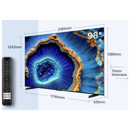 TCL 98 Inch 98C805K Smart 4K Ultra HD HDR Mini LED TV - Image 3