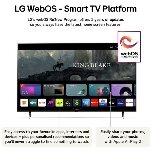 LG 65 Inch 65QNED776RB Smart 4K UHD HDR QNED Freeview TV - Image 6