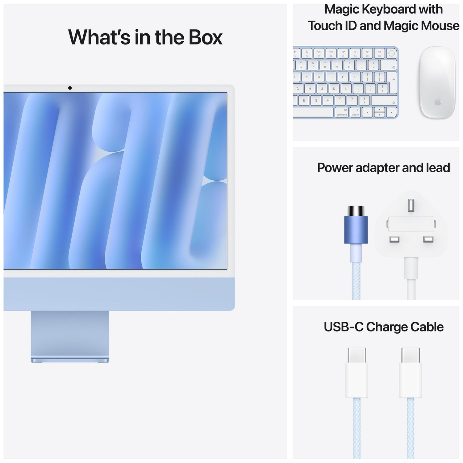 Apple iMac 2024 24in M4 10 Core 16GB 512GB - Blue - Image 8
