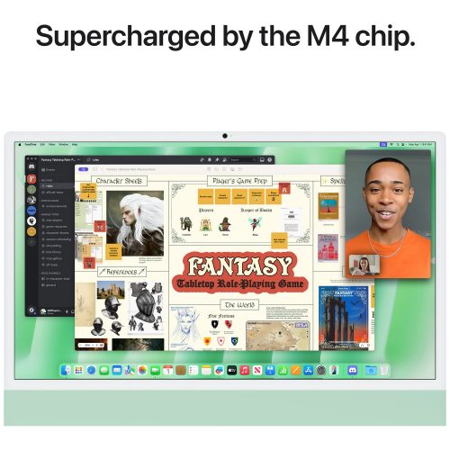 Apple iMac 2024 24in M4 8 Core 16GB 256GB - Green - Image 5