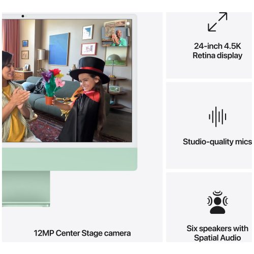 Apple iMac 2024 24in M4 8 Core 16GB 256GB - Green - Image 6