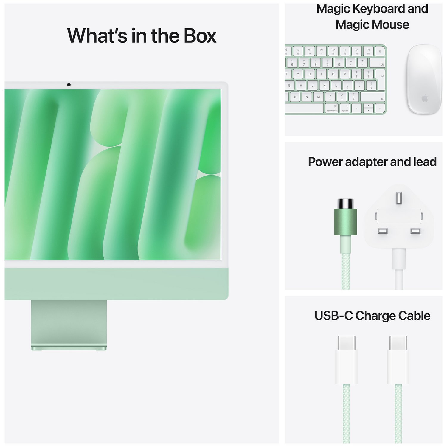 Apple iMac 2024 24in M4 8 Core 16GB 256GB - Green - Image 8