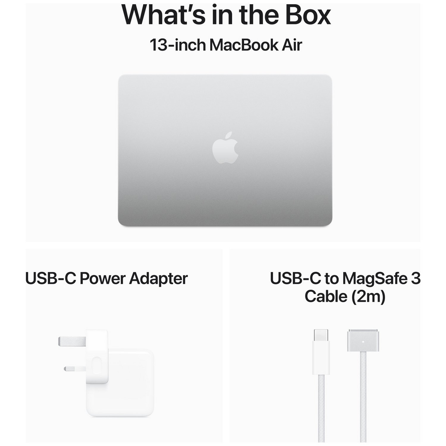 Apple MacBook Air 2024 13.6in M3 16GB 256GB - Silver — Apple M3 chip, 16 GB RAM - Image 10