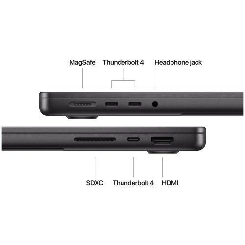 Apple MacBook Pro 2024 14.2in M4 16GB 512GB - Space Black — 14.2", Liquid Retina XDR, 512GB, 16 GB RAM, Apple M4 - Image 7