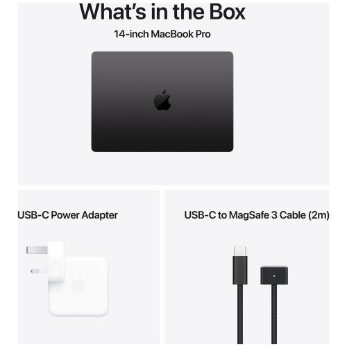 Apple MacBook Pro 2024 14.2in M4 16GB 512GB - Space Black — 14.2", Liquid Retina XDR, 512GB, 16 GB RAM, Apple M4 - Image 8