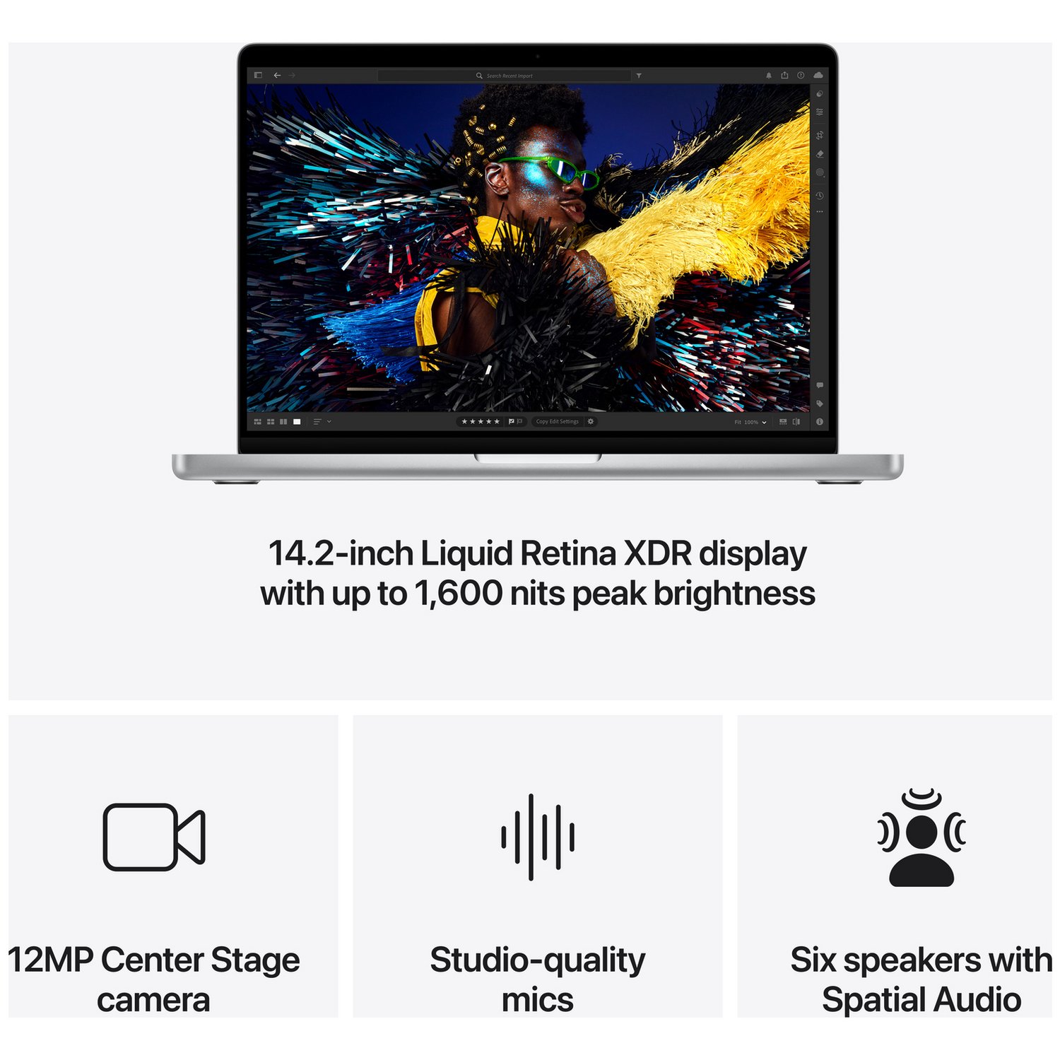 MacBook Pro 2024 14.2in M4 Pro 24GB 512GB - Silver —   Liquid Retina XDR, - Image 6