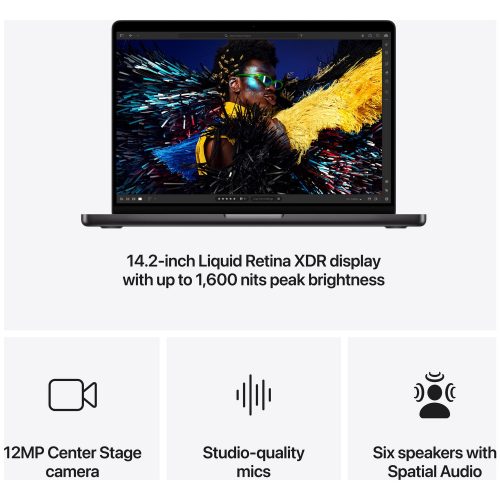 MacBook Pro 2024 14.2in M4 Pro 24GB 512GB Space Black — Liquid Retina XDR, - Image 6