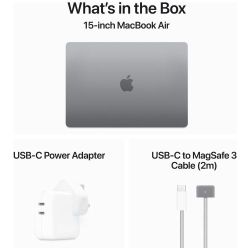 Apple MacBook Air 2024 15.3in M3 24GB 512GB - Space Grey — 15.3", 512GB, 24 GB RAM, Apple M3 - Image 10