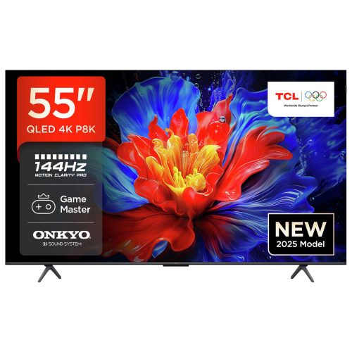 TCL 55 Inch 55P8K-UK Smart 4K Ultra HD HDR QLED TV