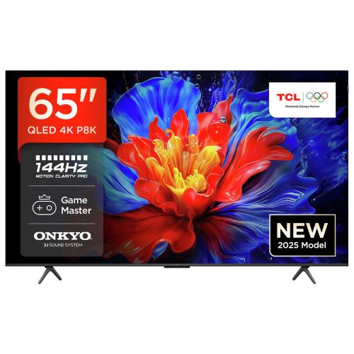 TCL 65 Inch 65P8K-UK Smart 4K Ultra HD HDR QLED TV