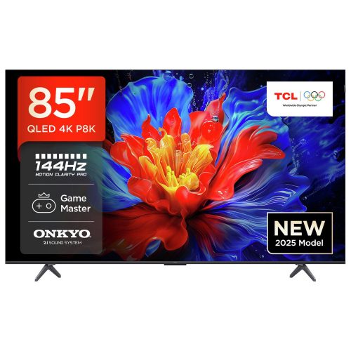 TCL 85 Inch 85P8K-UK Smart 4K UHD HDR QLED TV