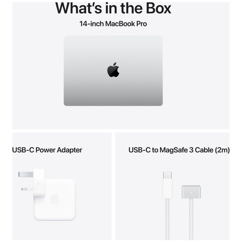 MacBook Pro 2024 14.2in M4 16GB 1TB - Silver — Liquid Retina XDR