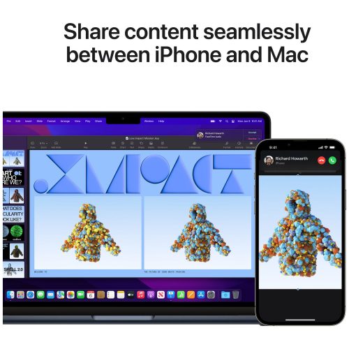 Apple MacBook Air 2024 13.6in M2 16GB 256GB - Midnight — Apple M2 Chip, 16 GB RAM - Image 10