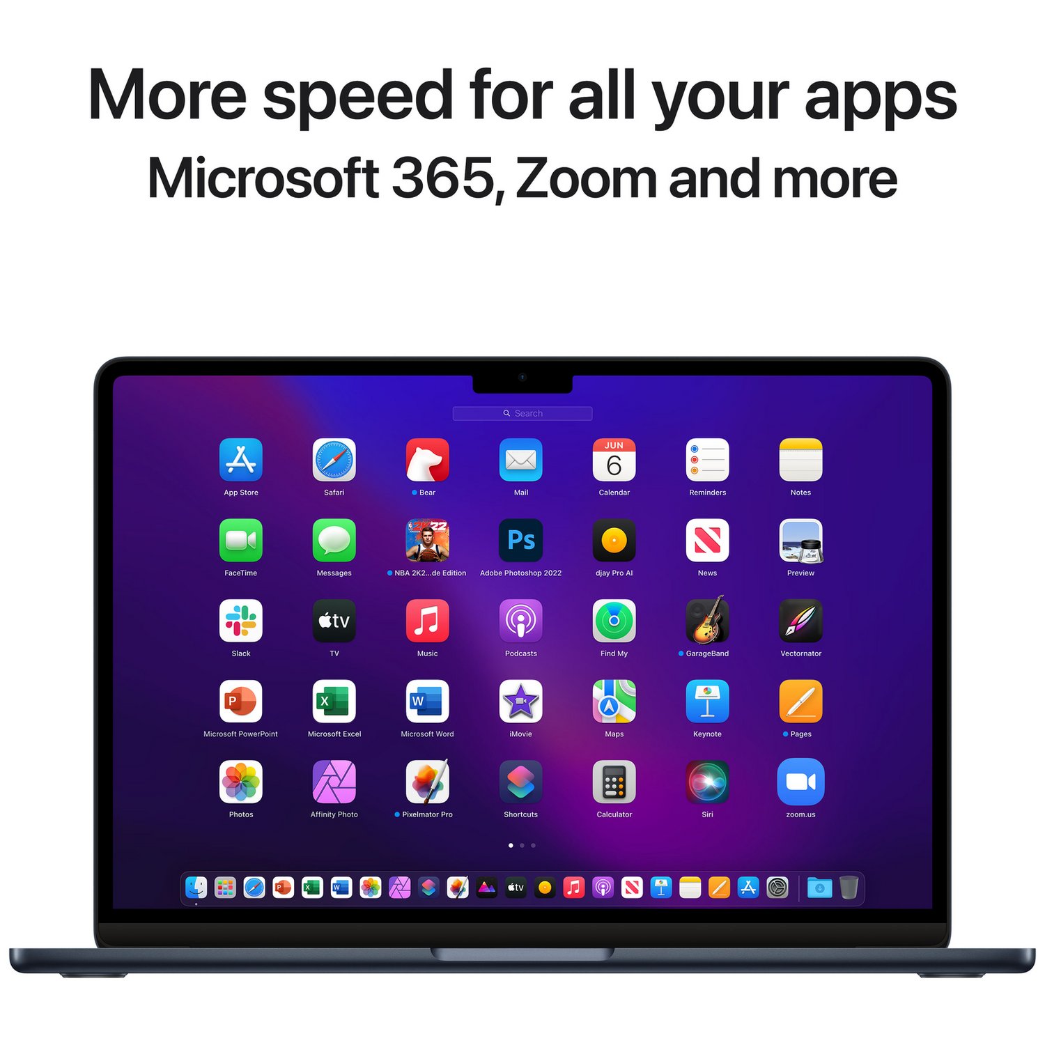 Apple MacBook Air 2024 13.6in M2 16GB 256GB - Midnight — Apple M2 Chip, 16 GB RAM - Image 11