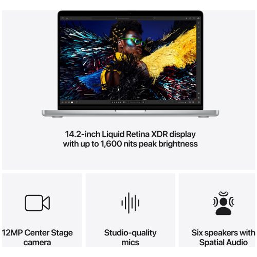 MacBook Pro 2024 14.2in M4 Pro 24GB 1TB - Silver —   Liquid Retina - Image 6