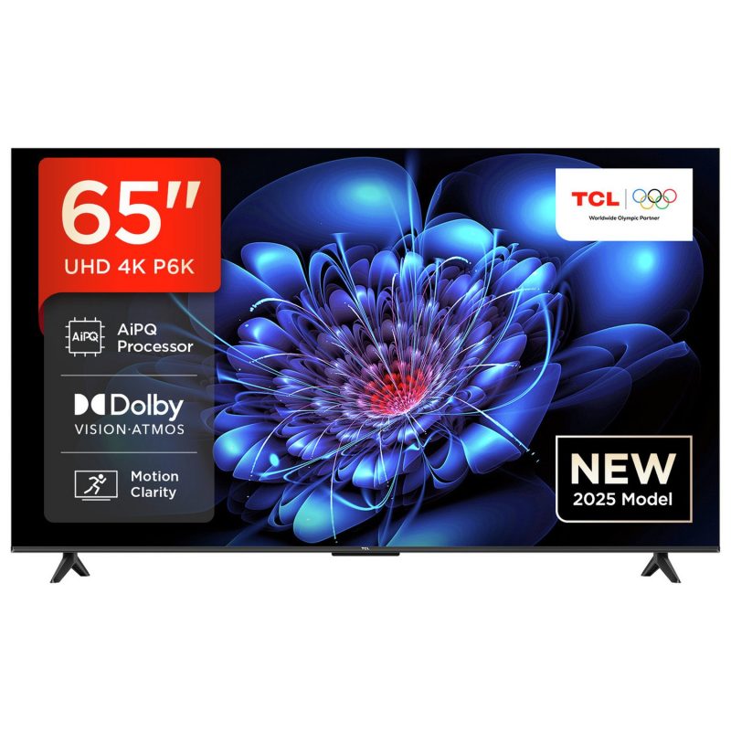 TCL 65 Inch 65P6K Smart 4K UHD HDR LED TV