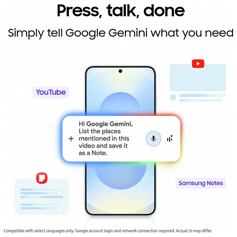 Samsung Galaxy S25 5G 128GB AI Mobile Phone Silver — 128GB, 6.2" Dynamic AMOLED, 5G