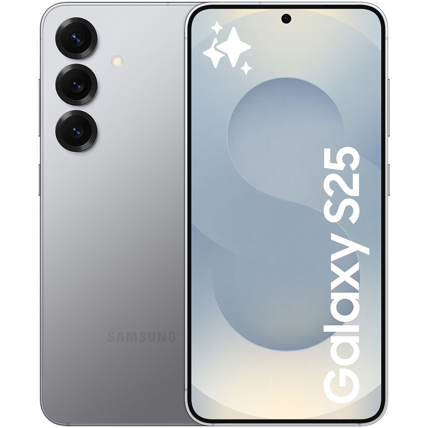 Samsung Galaxy S25 5G 256GB AI Mobile Phone Silver — 256GB, 6.2" Dynamic AMOLED, 5G - Image 1