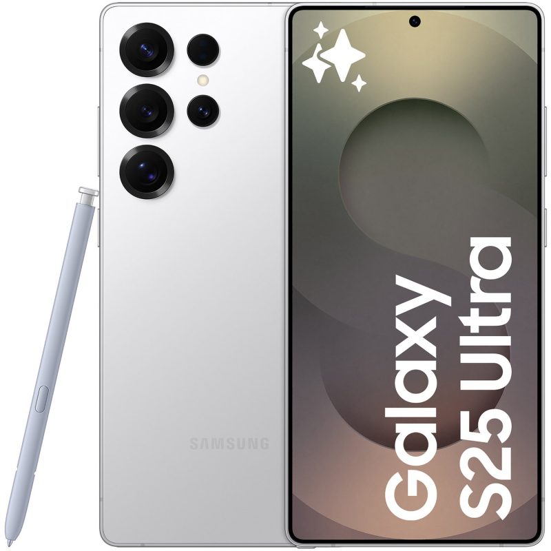 Samsung Galaxy S25 Ultra 5G 1TB AI Phone Silver — 1000GB, 6.9" OLED, 5G