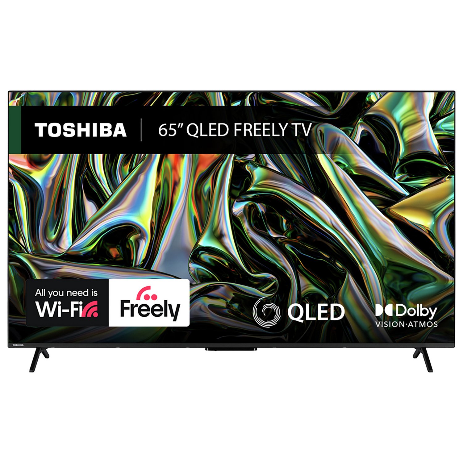Toshiba 65 Inch 65QV2F63DB Smart UHD HDR QLED Freely TV - Image 1