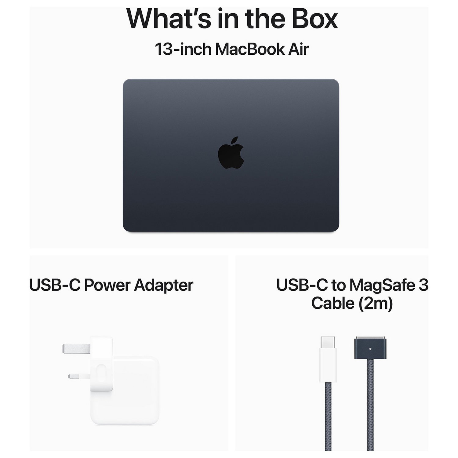 Apple MacBook Air 2024 13.6in M3 8GB 512GB - Midnight — Apple M3 chip, 8 GB RAM - Image 10