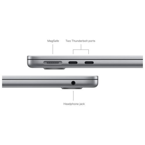 Apple MacBook Air 2024 13.6in M3 8GB 512GB - Space Grey — Apple M3 chip, 8 GB RAM - Image 8