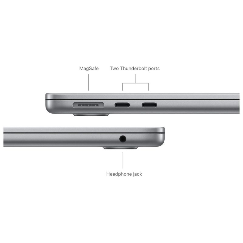 Apple MacBook Air 2024 13.6in M3 16GB 512GB - Space Grey — 13.6", 512GB, 16 GB RAM, Apple M3