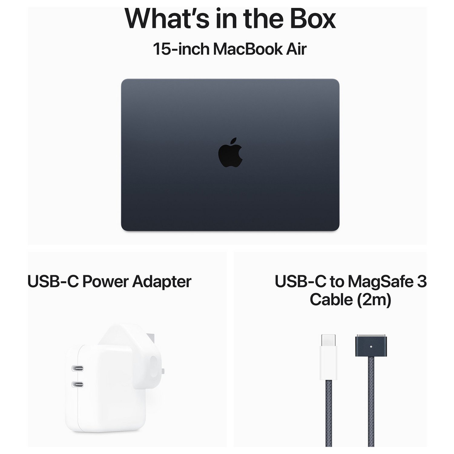 Apple MacBook Air 2024 15.3in M3 16GB 512GB - Midnight — 15.3", 512GB, 16 GB RAM, Apple M3 - Image 10