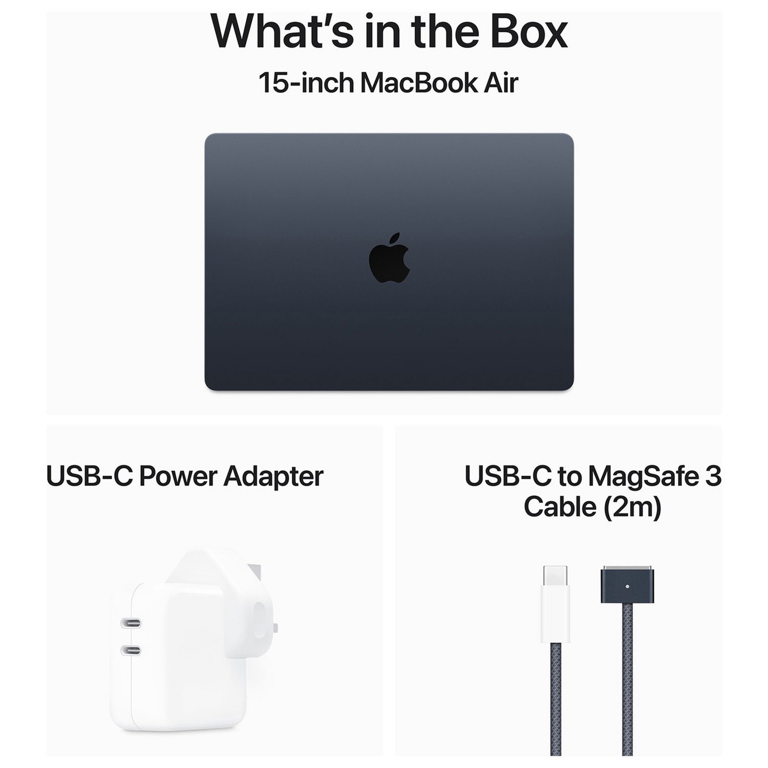 Apple MacBook Air 2024 15.3in M3 8GB 512GB - Midnight — 15.3", 512GB, 8 GB RAM, Apple M3 - Image 10