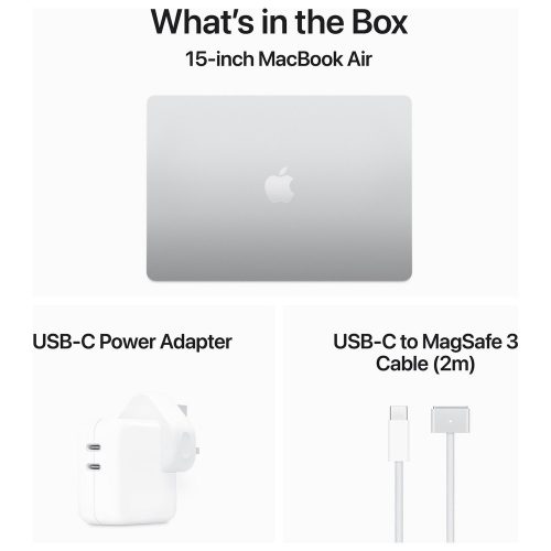 Apple MacBook Air 2024 15.3in M3 8GB 512GB - Silver — 15.3", 512GB, 8 GB RAM, Apple M3 - Image 10