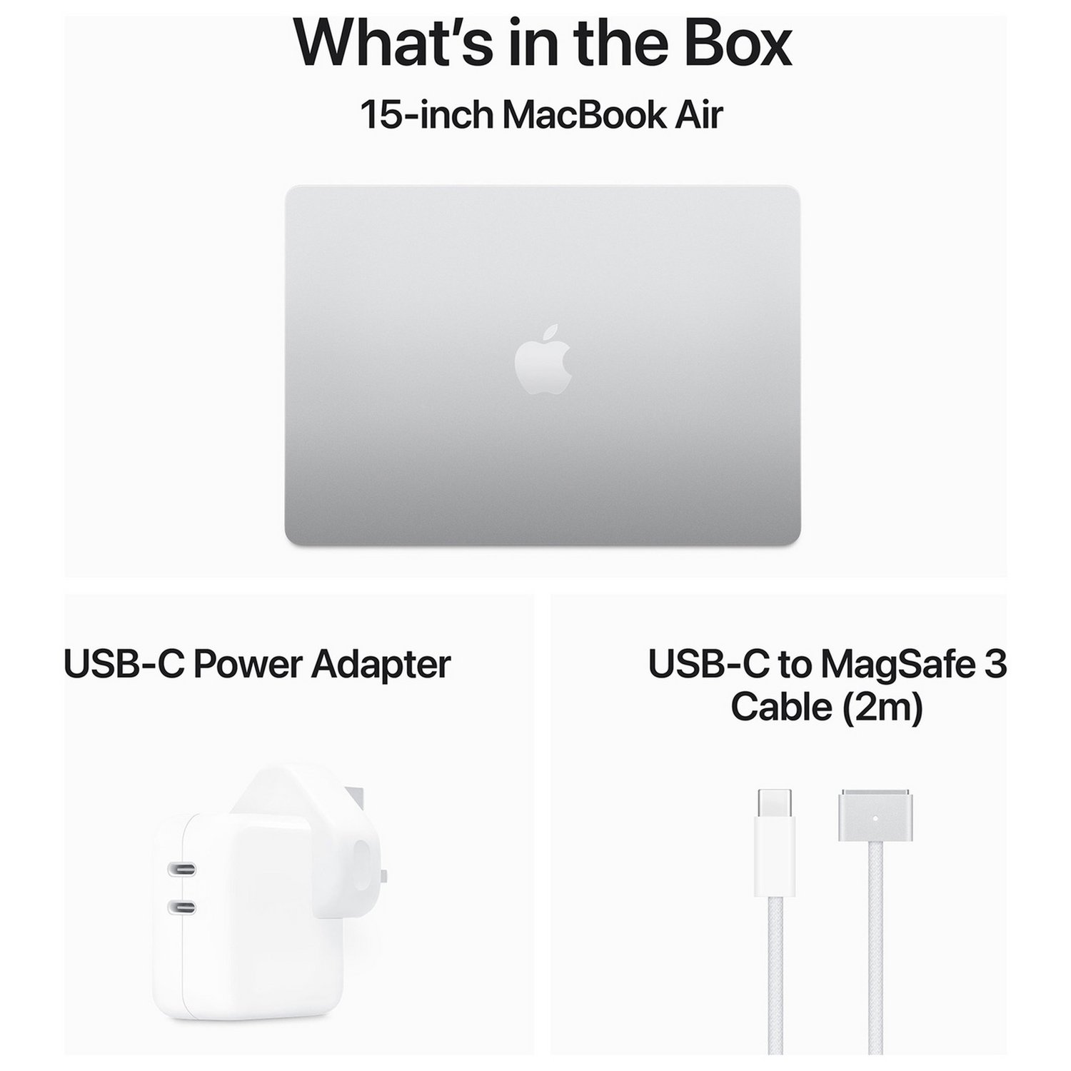 Apple MacBook Air 2024 15.3in M3 8GB 512GB - Silver — 15.3", 512GB, 8 GB RAM, Apple M3 - Image 10