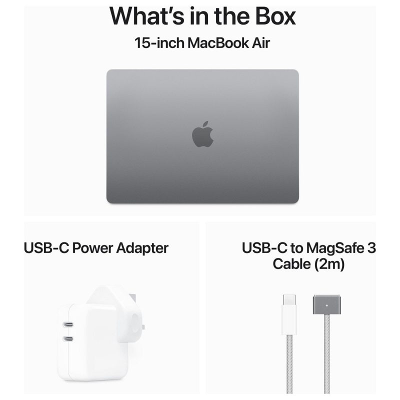Apple MacBook Air 2024 15.3in M3 8GB 512GB - Space Grey