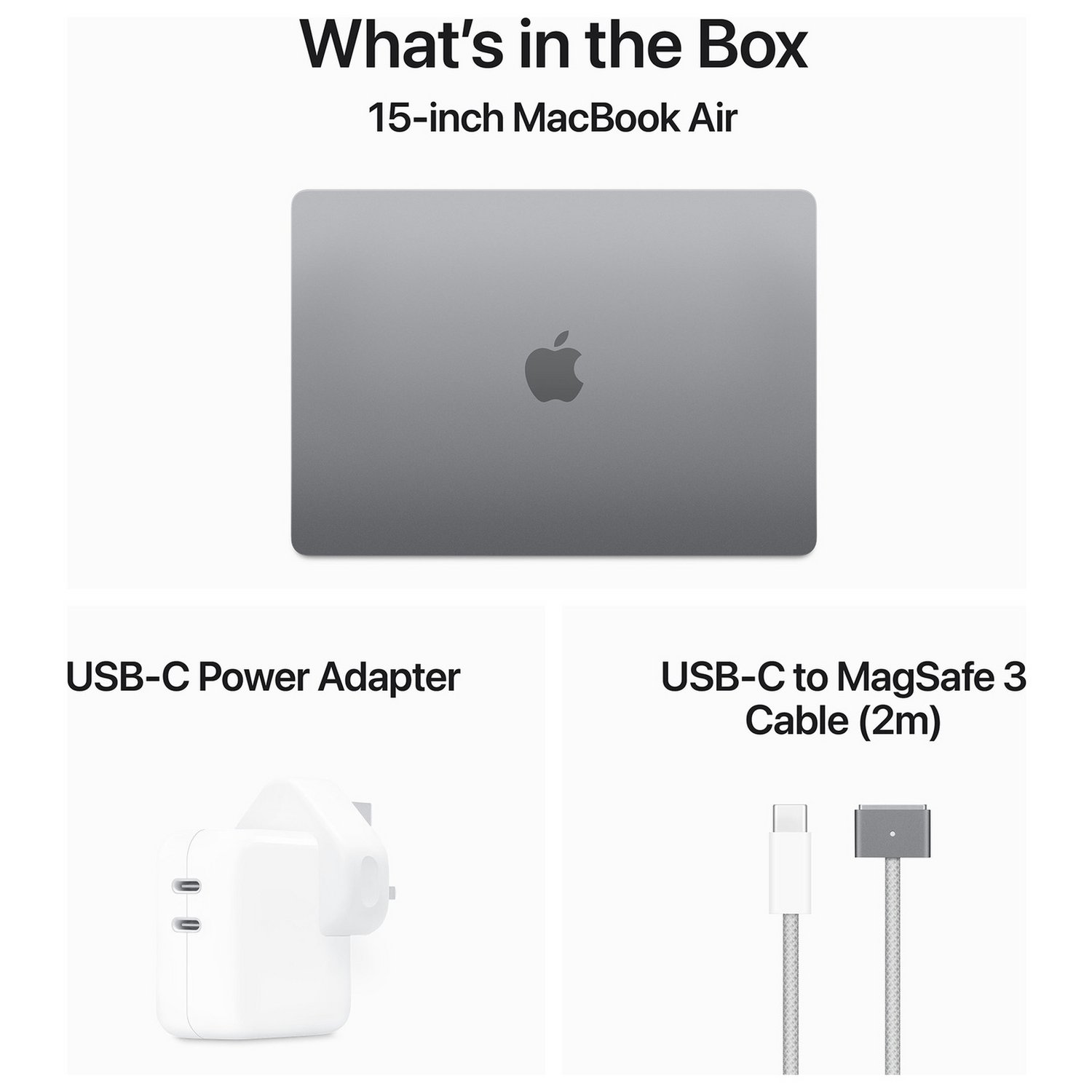 Apple MacBook Air 2024 15.3in M3 16GB 512GB - Space Grey — Apple M3 chip, 16 GB RAM - Image 10