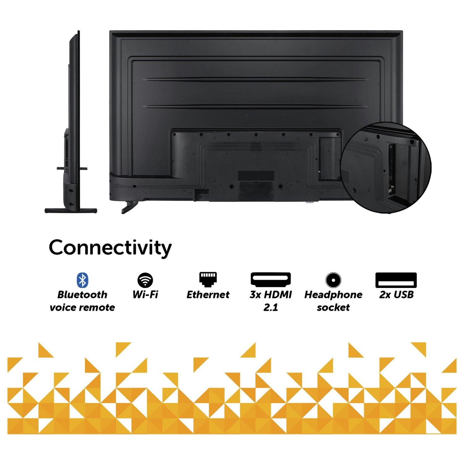 Bush 65 Inch 65QT24SB Smart 4K UHD HDR QLED TiVo Freely TV - Image 4