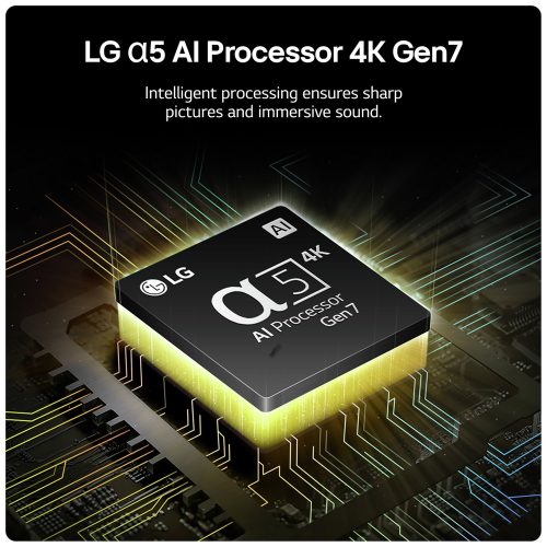 LG 65 Inch 65QNED80T6A Smart 4K UHD HDR QNED Freeview TV - Image 5