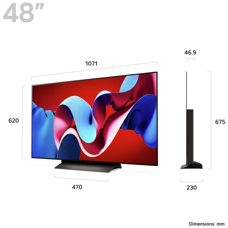LG 48 Inch OLED48C44LA Smart 4K UHD HDR OLED Freeview TV
