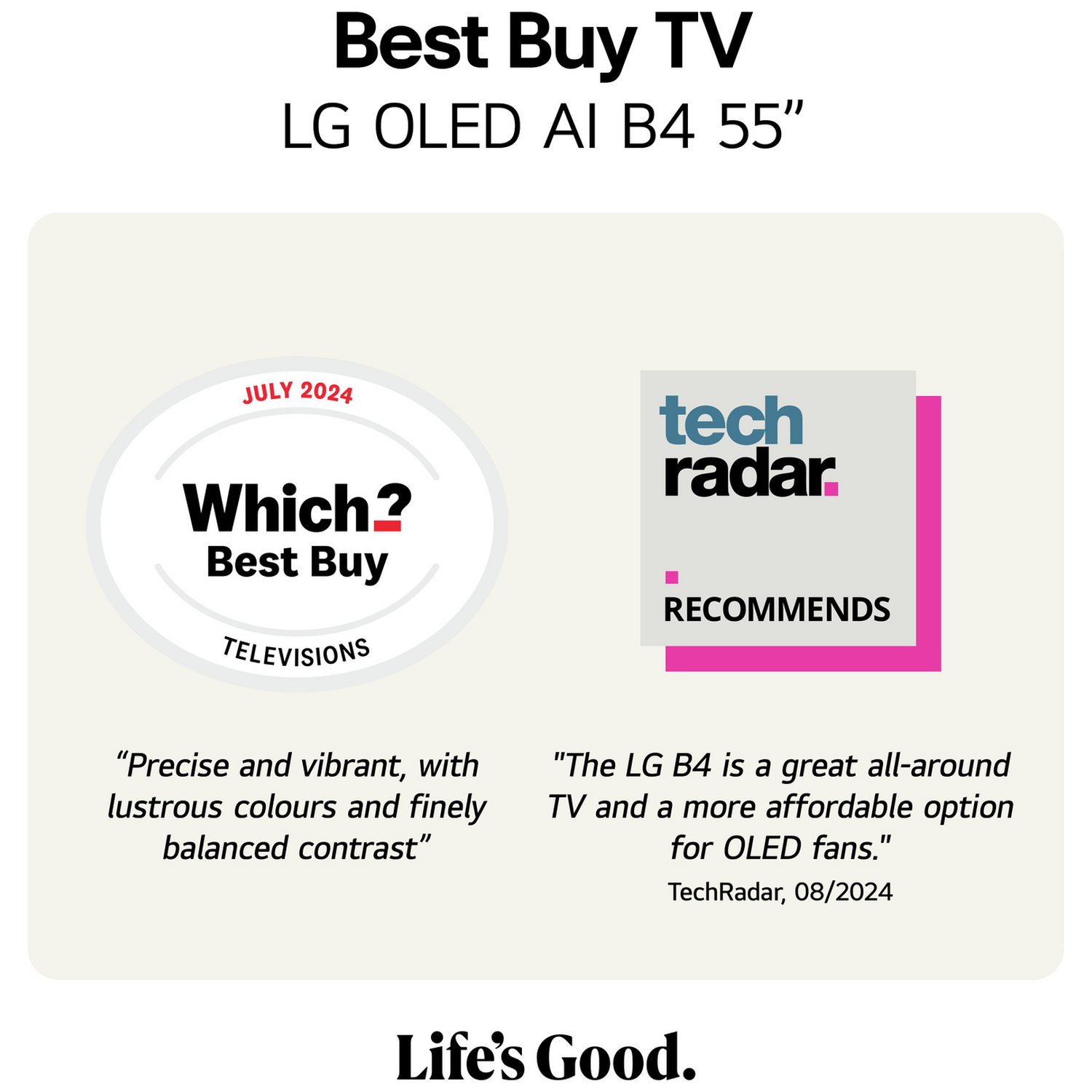 LG 55 Inch OLED55B46LA Smart 4K UHD HDR OLED Freeview TV - Image 2