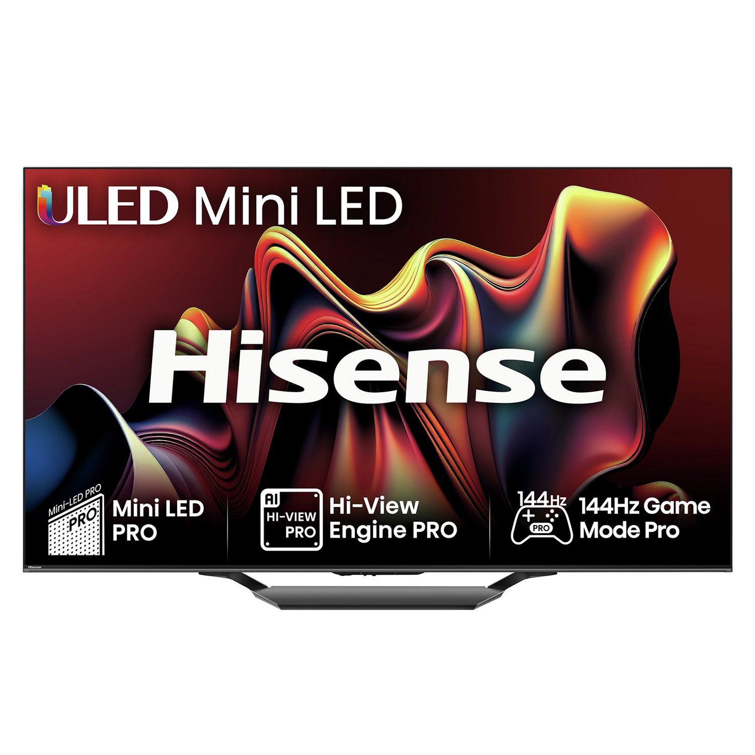 Hisense 55 In 55U7NQTUK Smart 4K UHD HDR Mini LED Freely TV - Image 1