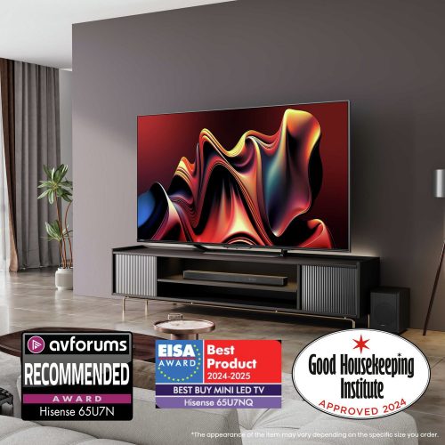 Hisense 55 In 55U7NQTUK Smart 4K UHD HDR Mini LED Freely TV - Image 2