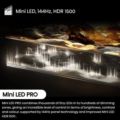 Hisense 55 In 55U7NQTUK Smart 4K UHD HDR Mini LED Freely TV - Image 5